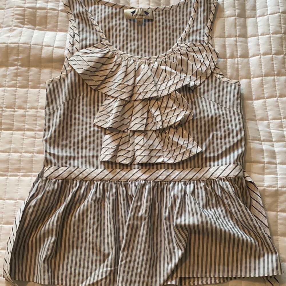 Peplum tank blouse